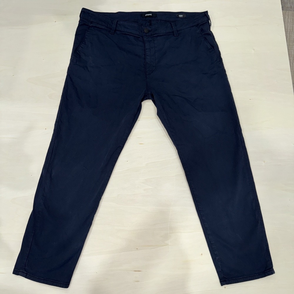 Mavi Johnny Slim Leg Chino Pants Navy Blue Men's Size 38/28